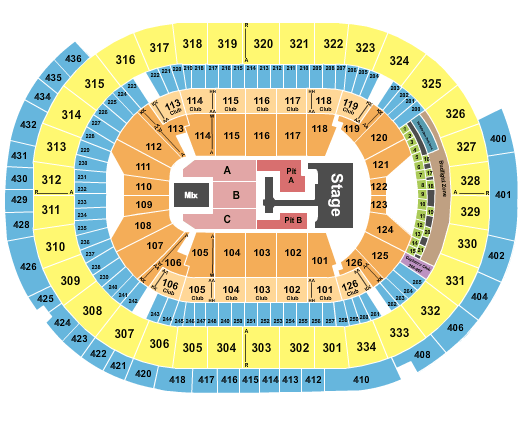 Enterprise Center Teddy Swims Seating Chart